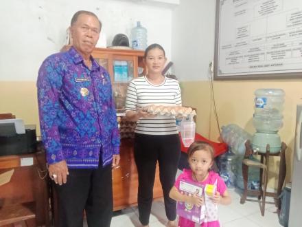 PEMBAGIAN PMT UNTUK BALITA STUNTING PERIODE BULAN MARET 2025